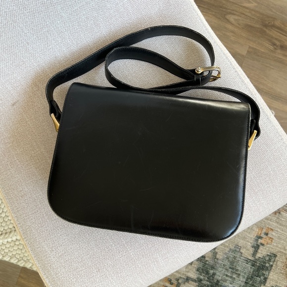 RARE Vintage CELINE Triomphe Boxcalf Shoulder Bag / CELINE Triomphe Bag - Picture 7 of 12